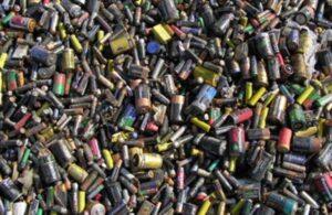 Discarded batteries