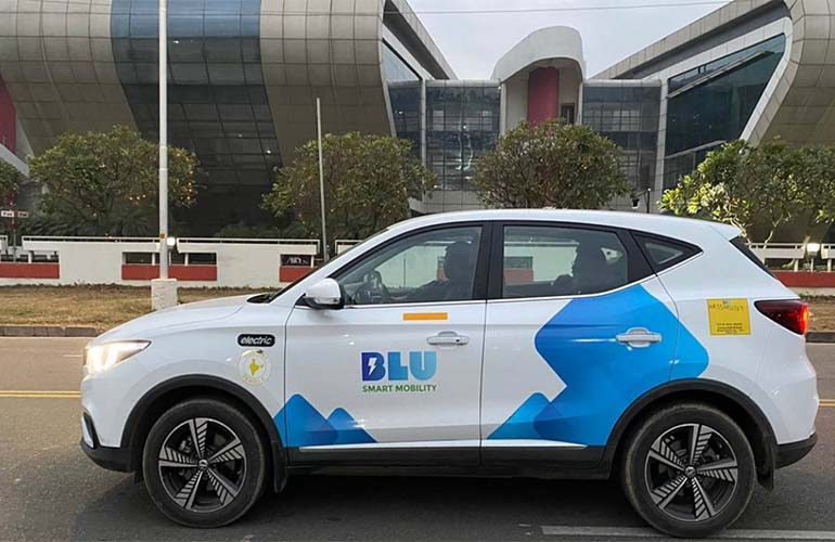 Inframantra to Use BluSmart EV Fleet for Transportation