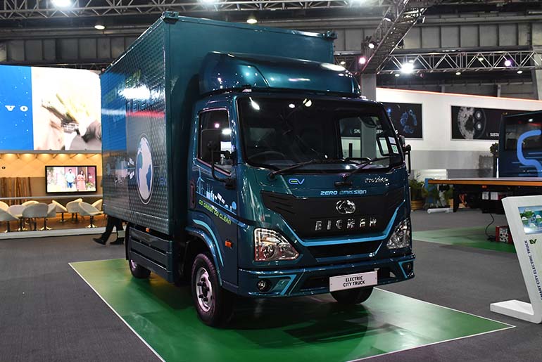 Eicher Trucks and Buses Delivers Electric Truck to Safexpress