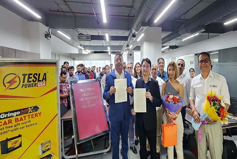 Tesla Power India Partners with Thaihuawei Battery Co. Ltd.