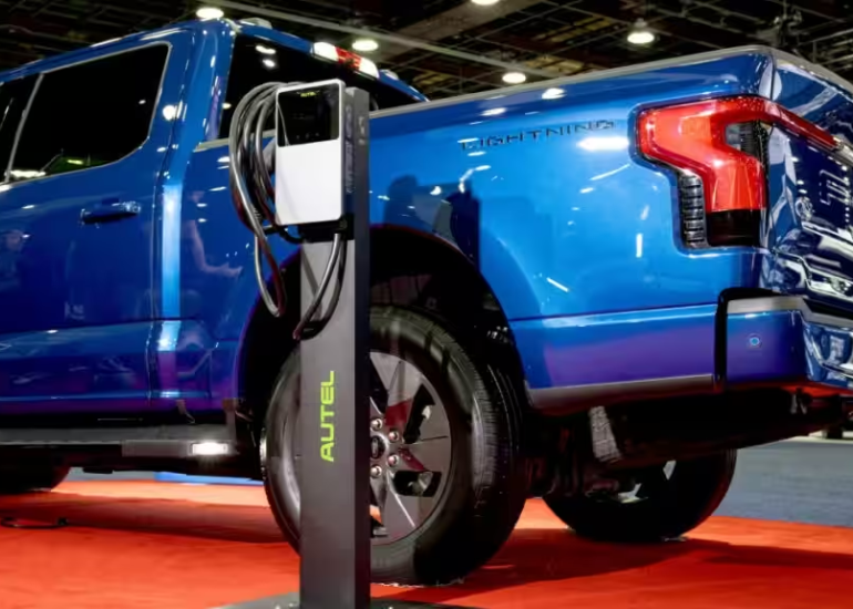 Ford Trims F-150 E-Pickup Production Amidst Slowing EV Demand