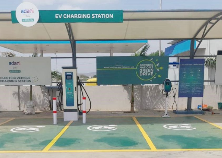 Adani Total Gas Targets 75K EV Charging Stations by 2030