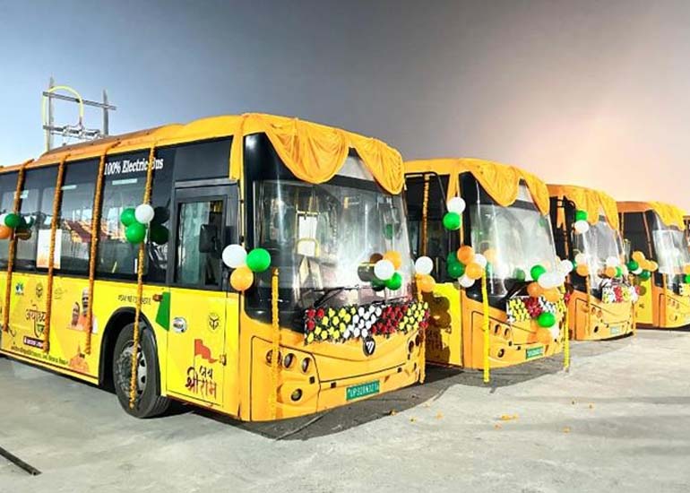 GreenCell Mobility Launches 150 Electric Buses in Ayodhya