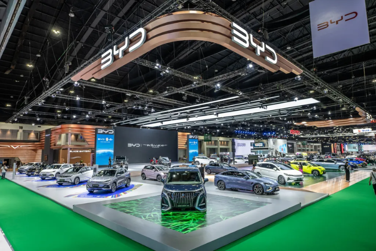 NEV and full brand range of BYD at the 45th Bangkok Motor Show