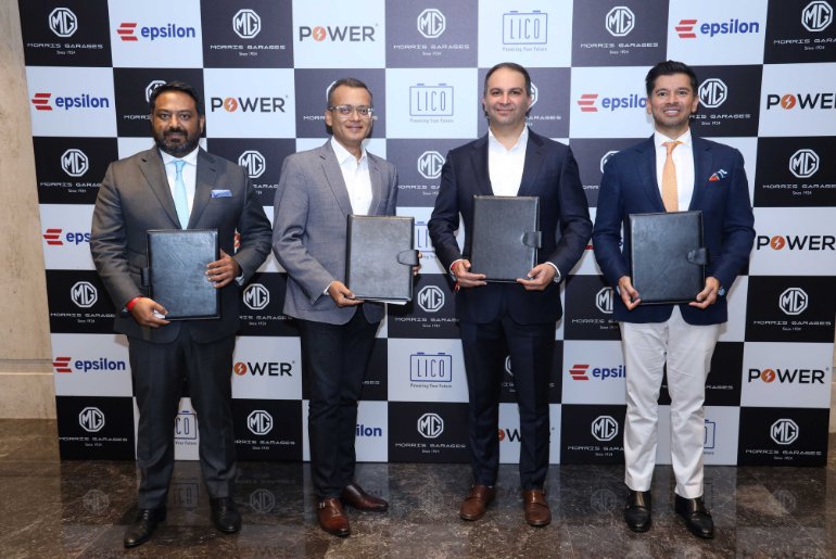 MG Motor India, Epsilon Group Partner to Boost EV Ecosystem