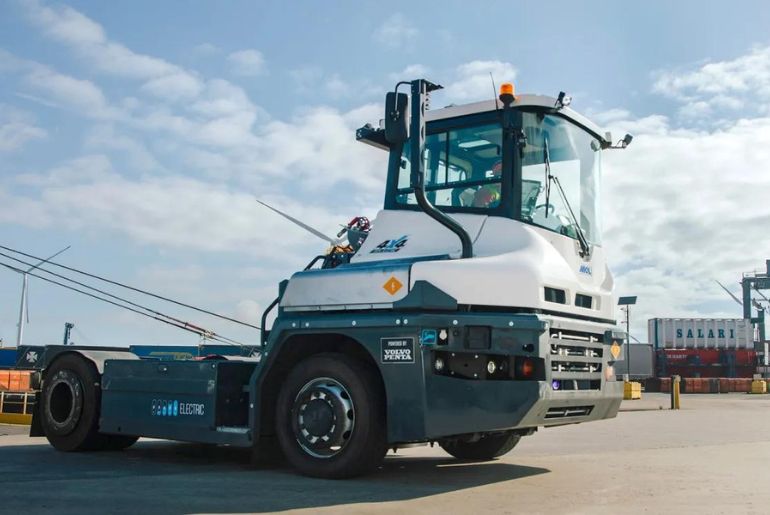 Volvo Penta and MOL team up on new, 4WD electric RoRo trucks