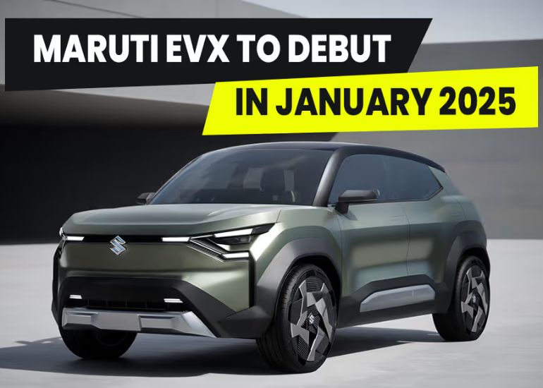 Maruti Suzuki eVX to Debut at Bharat Mobility Expo in January 2025