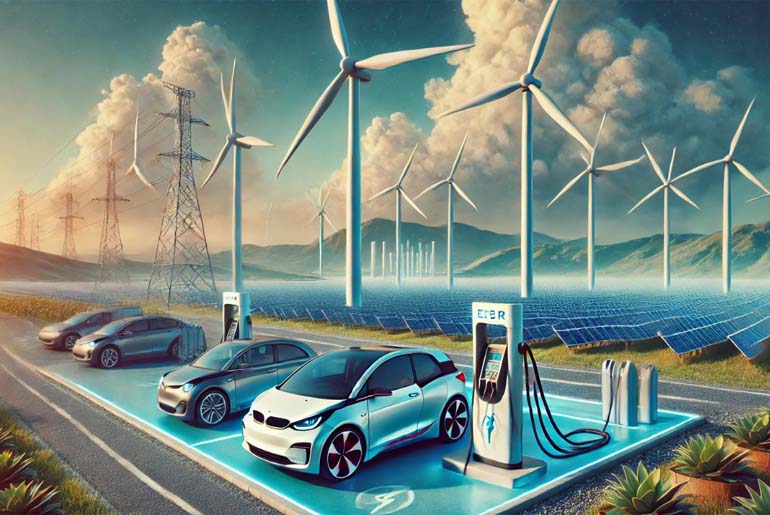 Electric Vehicles and Renewable Energy Integration A Path to a Sustainable Future