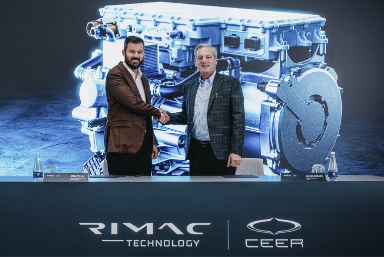 Ceer, Rimac Partner on High-Performance Electric Drive Systems
