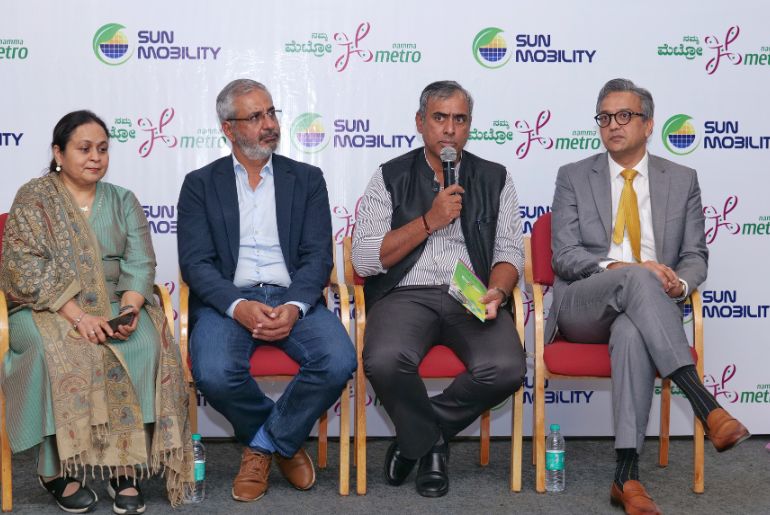 Bangalore Metro, SUN Mobility Partner to Electrify Last-Mile Travel