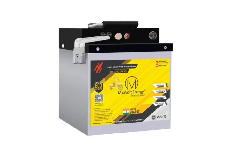 Maxvolt Unveils Eco Lithium Battery for E-Scooters