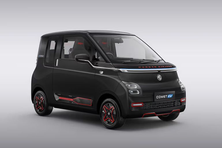JSW MG Launches Comet Blackstorm EV at ₹7.8L