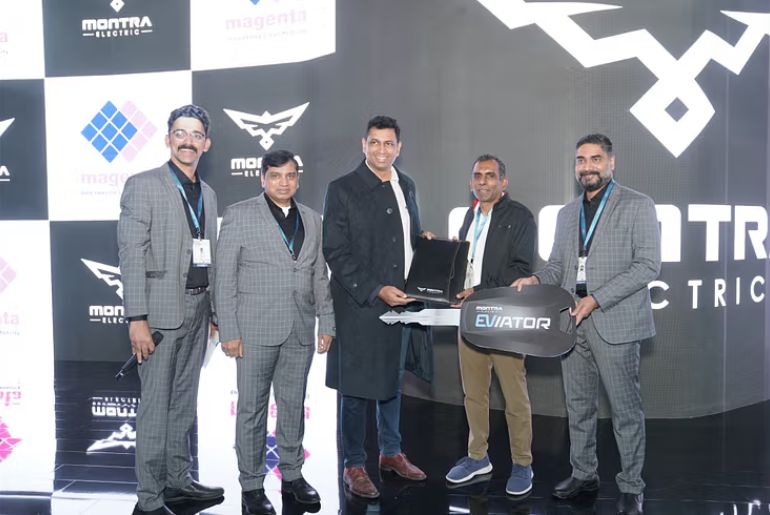 Montra Electric Delivers 100 EVs to Magenta Mobility