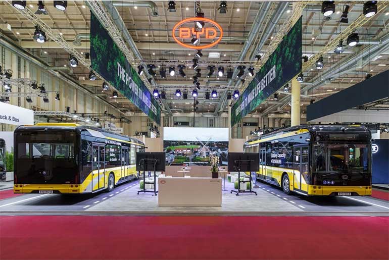 BYD reveals electric intercity bus offering 700 km range
