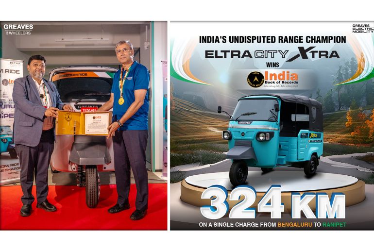 Greaves Eltra City XTRA Sets 324 KM Record