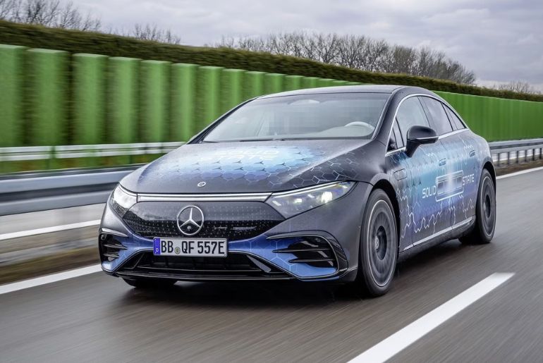 Mercedes-Benz Tests Solid-State EVs Promising 600-Mile Range