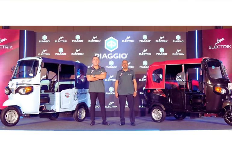 Piaggio Launches Ape Electrik Range with 236km Range