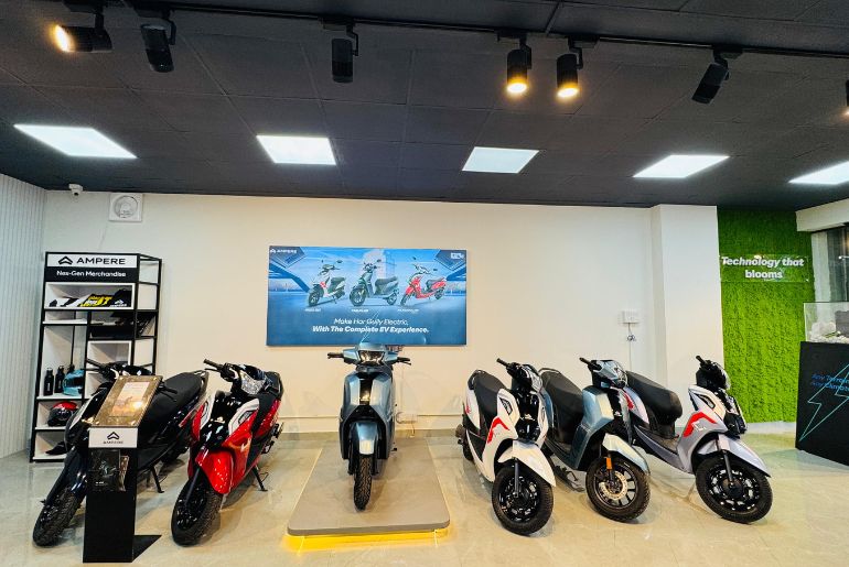 Ampere Unveils Immersive, Refreshed EV Showroom Bengaluru