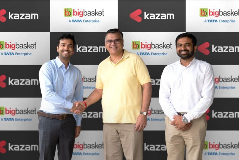 Bigbasket Partners with Kazam to Expand EV Fleet