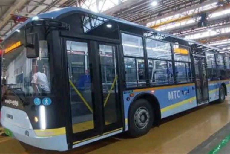 Chennai Launches 135 Electric Buses From Perumbakkam