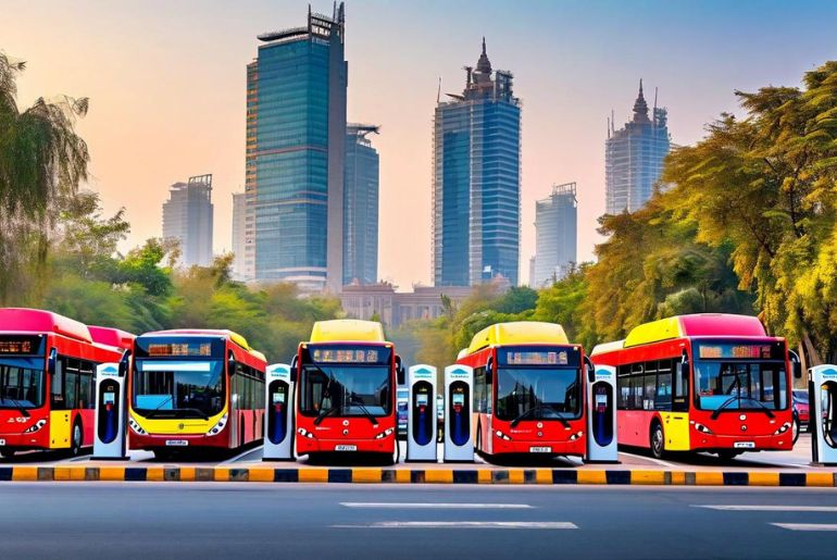 Delhi Plans 8,000 Electric Buses by 2026
