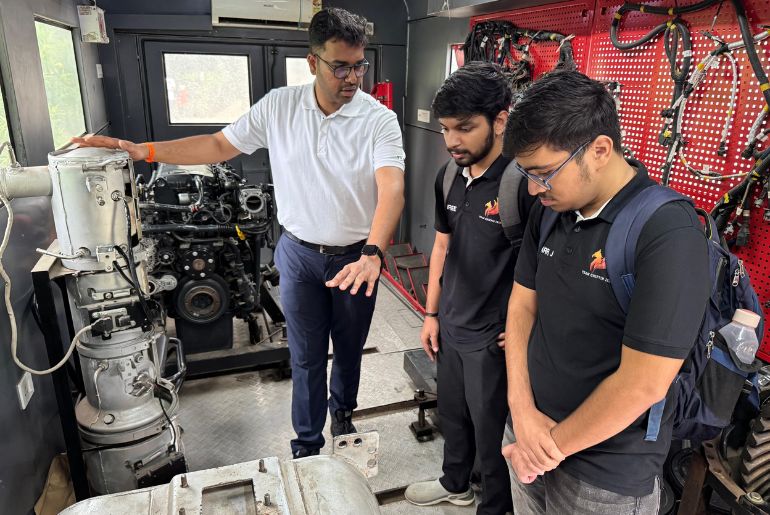 Eicher Training Van Empowers 300+ Students Nationwide