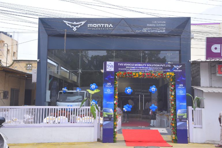 Montra Electric Opens E-SCV Dealership in Coimbatore with TVS