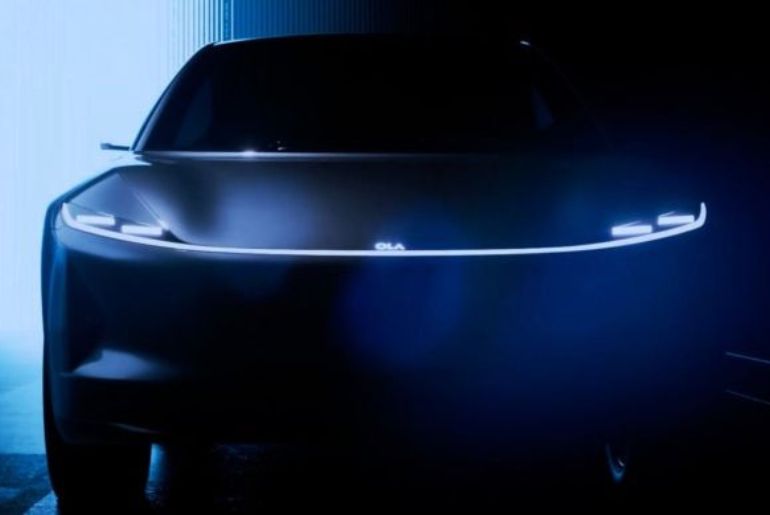 Ola Electric Unveils Compact Electric Car to Rival Comet