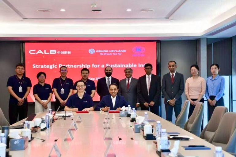 Ashok Leyland, CALB Partner for ₹5,000 Crore Battery Push