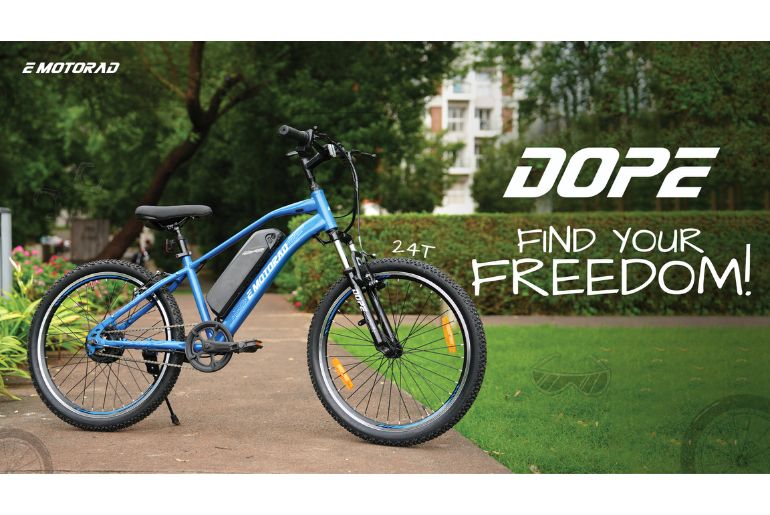 EMotorad Launches Dope: India’s First 24T E-Cycle