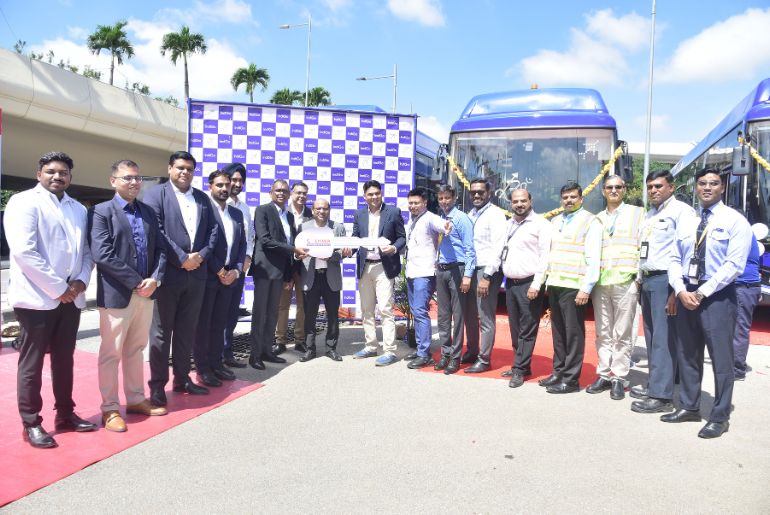 Eicher Delivers Electric Tarmac Buses to IndiGo Bengaluru Eicher Delivers Electric Tarmac Buses to IndiGo Bengaluru