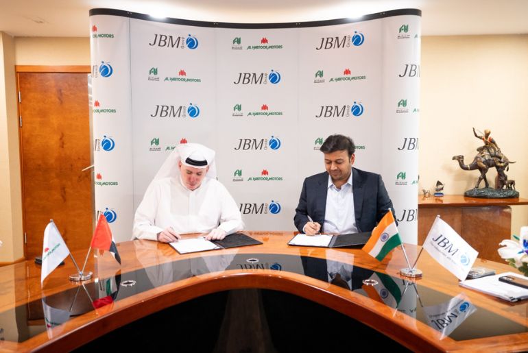 JBM and Al Habtoor Motors Partner to Drive UAE E-Mobility
