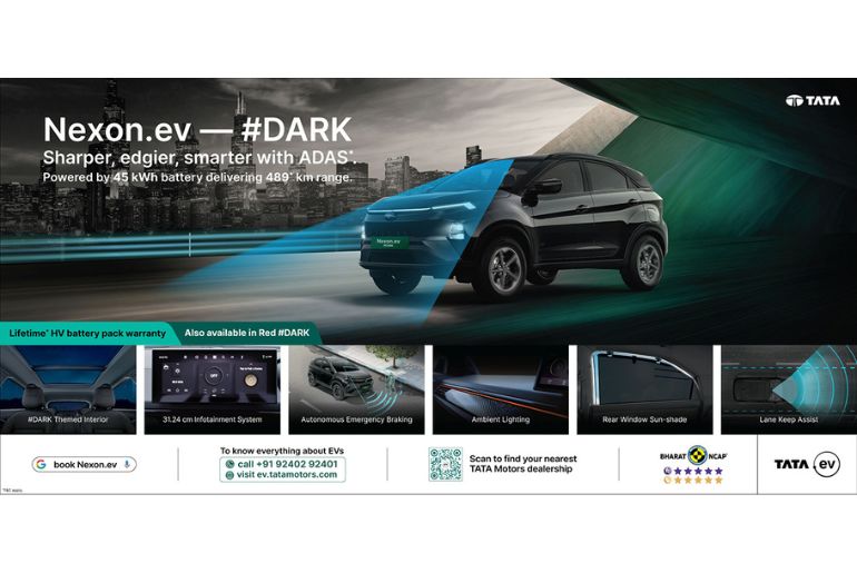 Tata Nexon.ev Launches With ADAS and Dark Edition