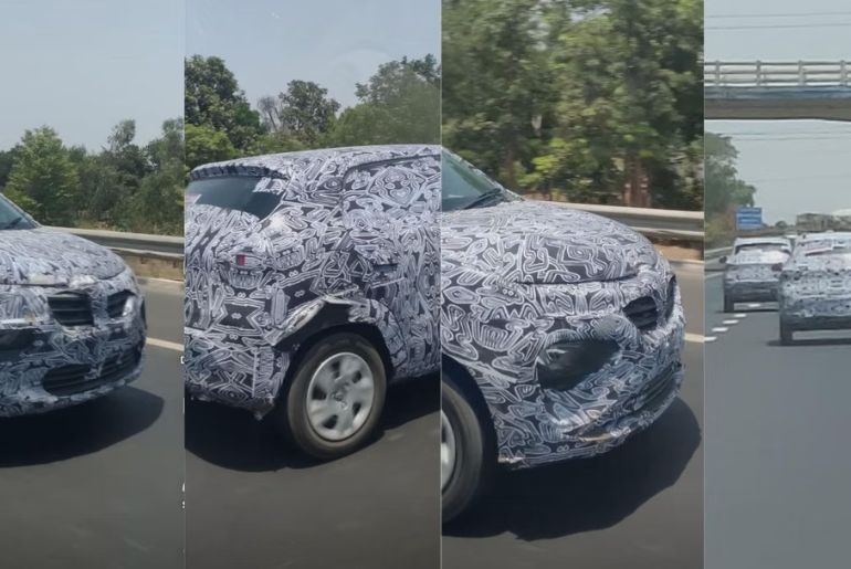 Renault Kwid EV Spotted Testing Ahead Indian Launch