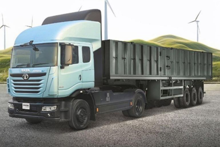 Tata Motors Rolls Out Prima E.55S Electric Trucks