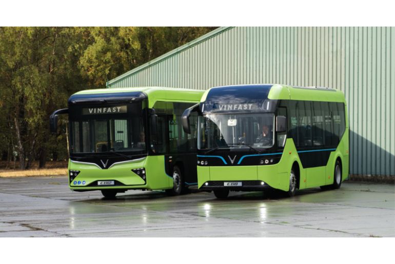 VinFast Launches EB 8 and EB 12 Buses in Europe