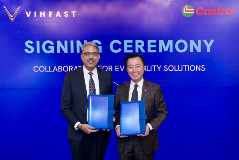 VinFast Partners with Castrol India to Strengthen EV Services