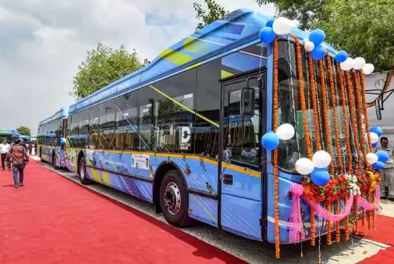 Delhi Expands Fleet with 1,400 Electric Buses