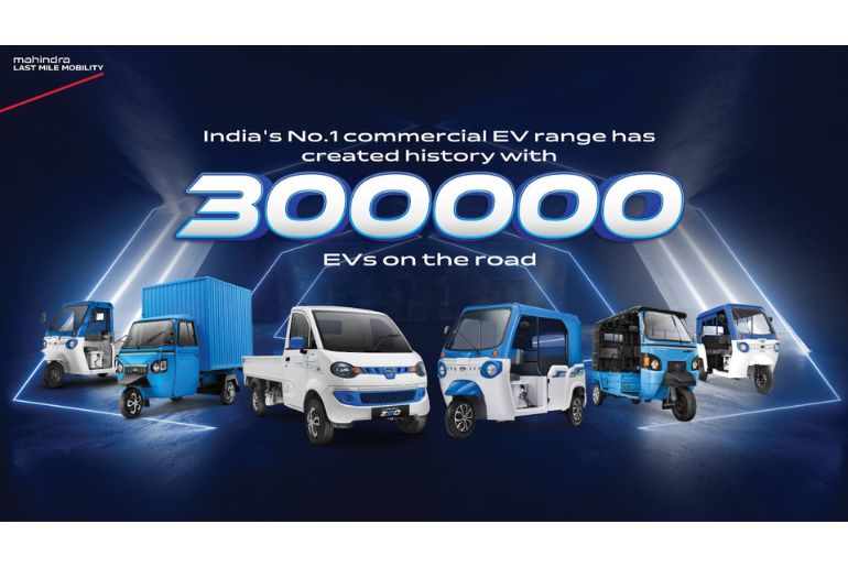 Mahindra Last Mile Mobility Achieves 3 Lakh EV Milestone