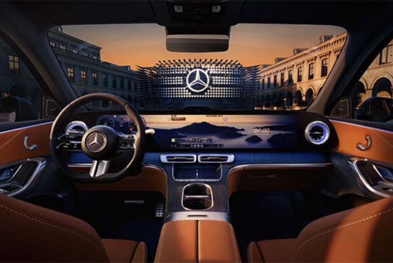 Mercedes Reveals First Look at GLB EV Interior