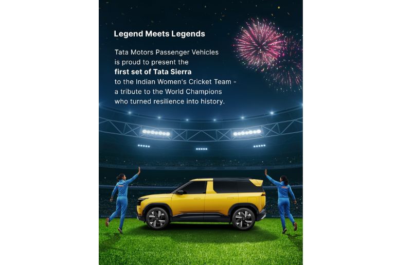 Tata Motors to Gift Sierra SUVs to Women Cricketers Tata Motors to Gift Sierra SUVs to Women Cricketers