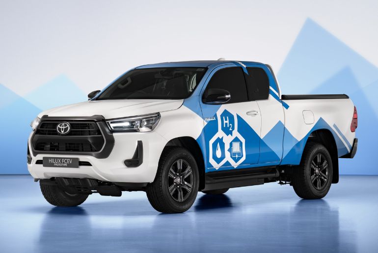 Toyota Unveils Electric and Hydrogen Versions of Hilux