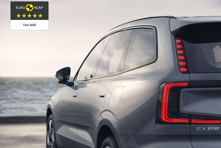 Volvo EX90 Earns Prestigious Five-Star Euro NCAP Rating