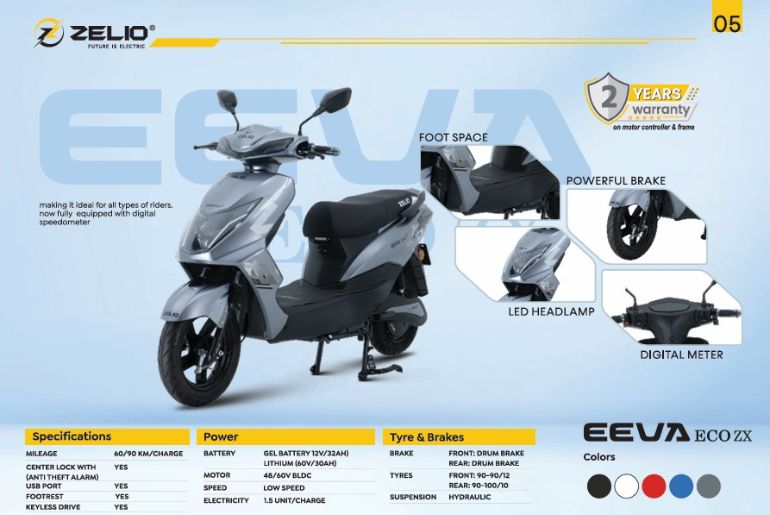 Zelio E-Mobility Expands Eeva Electric Scooter Lineup Zelio E-Mobility Expands Eeva Electric Scooter Lineup