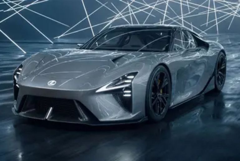 Lexus LFA Concept Debuts as High-Performance Electric Supercar