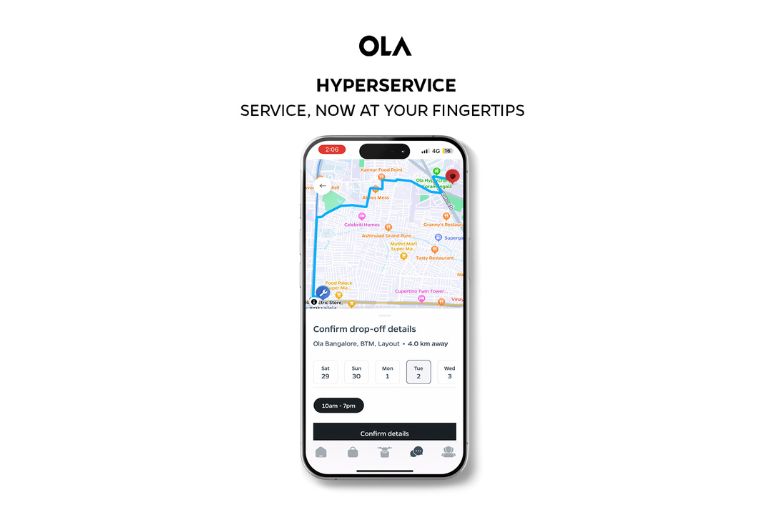 Ola Electric Introduces Nationwide In-App Service Scheduling System