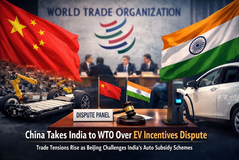 China Takes India’s Auto and EV Incentives to WTO, Seeks Dispute Panel